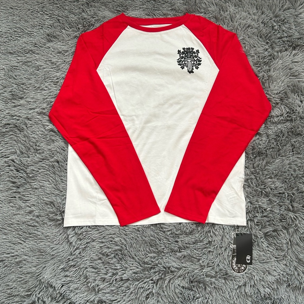 Red and White Chrome Shirt